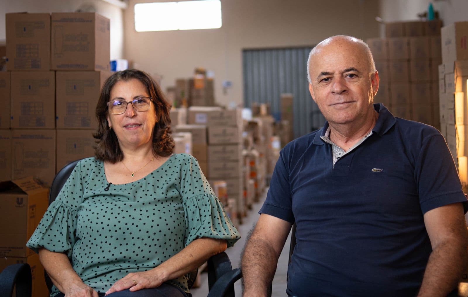 Gilberto e Adriana, sócios fundadores da Grupo Elo Distribuidora
