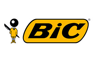 Logo da marca Bic — parceira da Grupo Elo Distribuidora