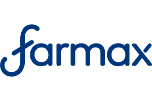 Logo da marca Farmax — parceira da Grupo Elo Distribuidora